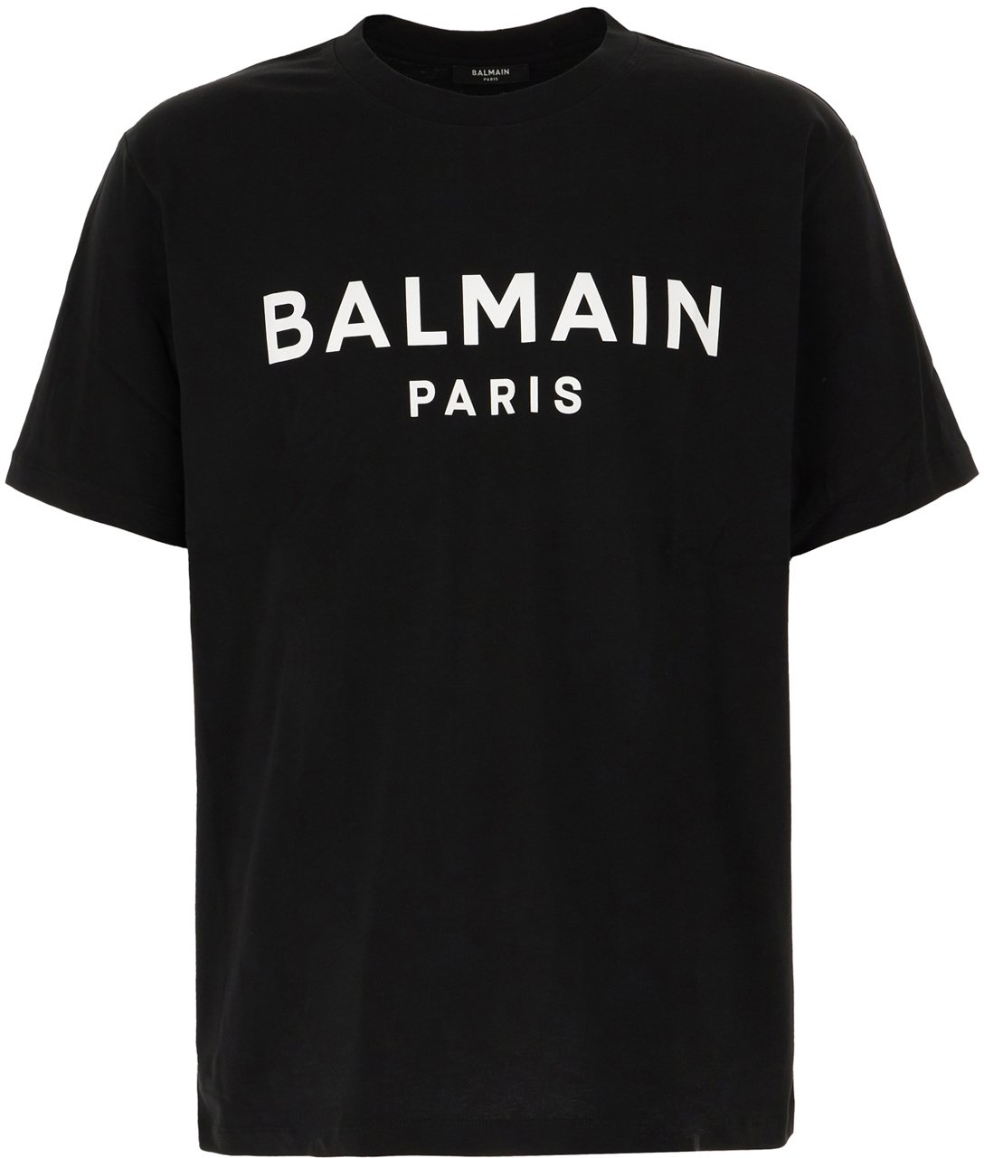 Balmain Black cotton t-shirt Zwart
