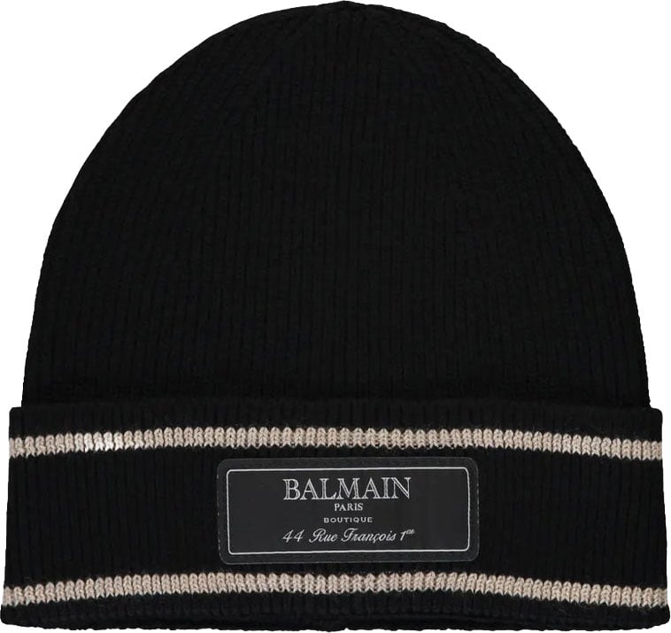 Balmain BALMAIN Wool Hat Zwart