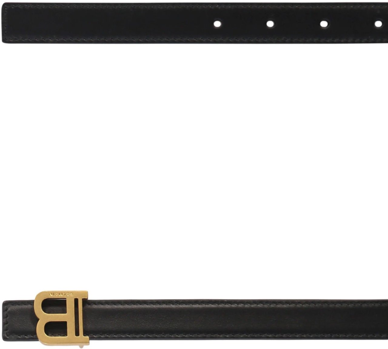 Balmain BALMAIN Leather Belt Zwart