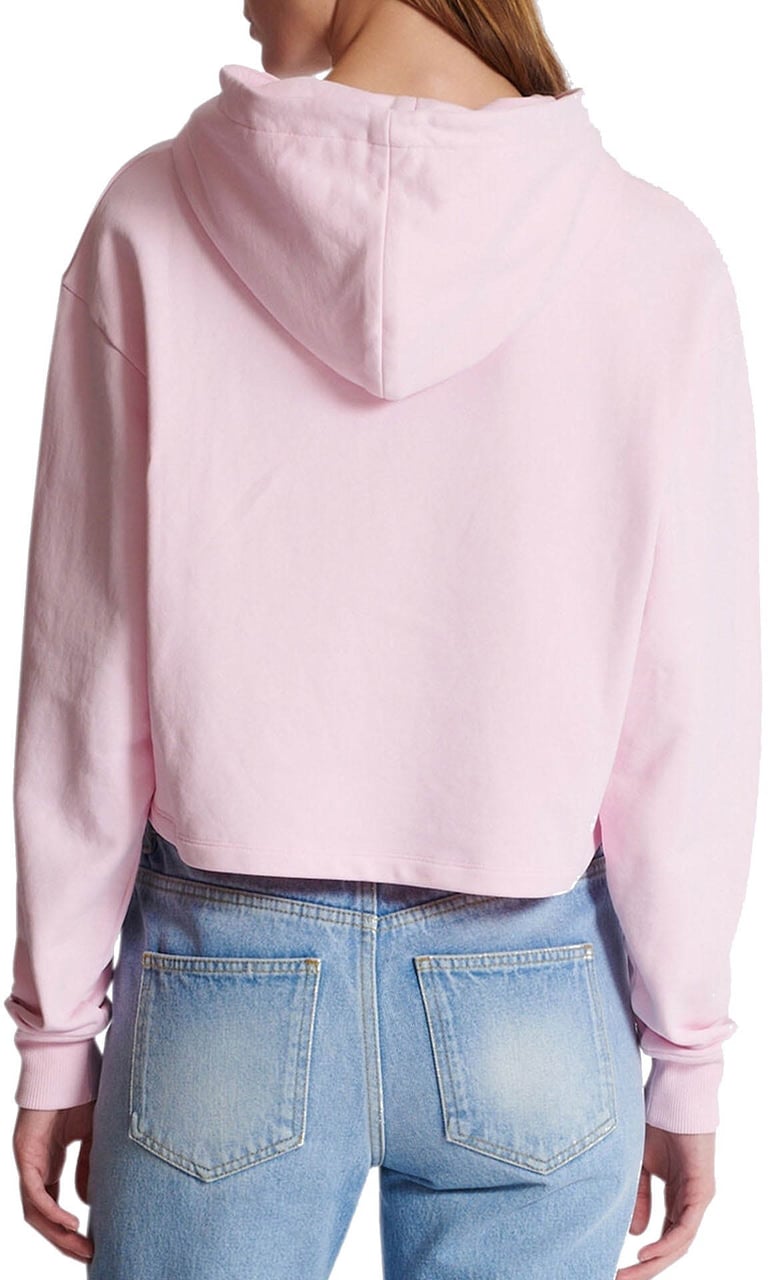 Balmain Flocked Paris Sweatshirt Divers