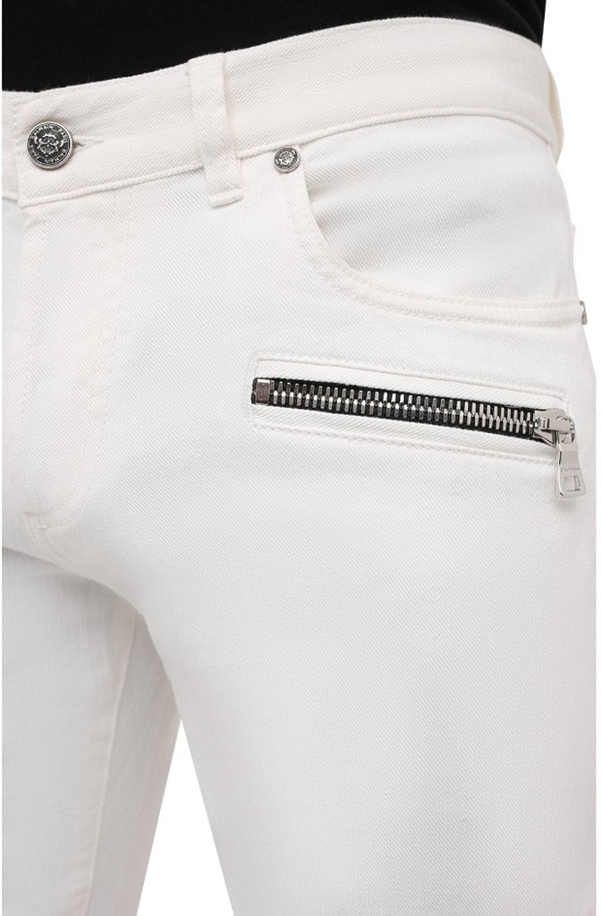 Balmain Jeans Slim Fit Bianchi Wit