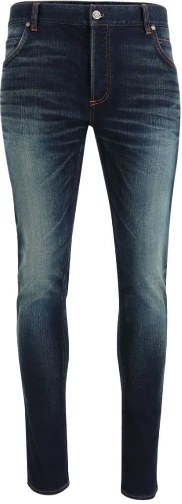 Balmain Jeans Skinny Blu Blauw