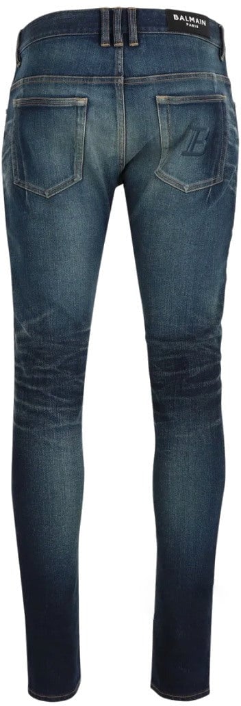 Balmain Jeans Skinny Blu Blauw