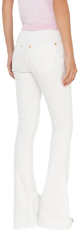 Balmain Trousers a Zampa Bianchi Wit