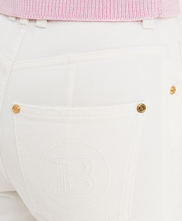Balmain Trousers a Zampa Bianchi Wit