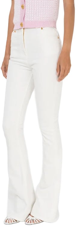 Balmain Trousers a Zampa Bianchi Wit