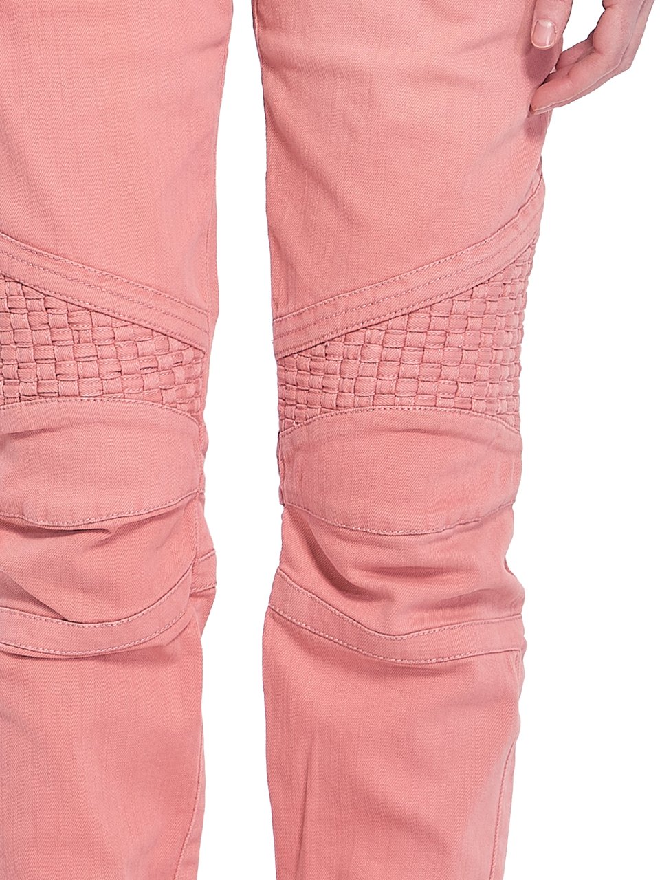Balmain Pink straight jeans Roze