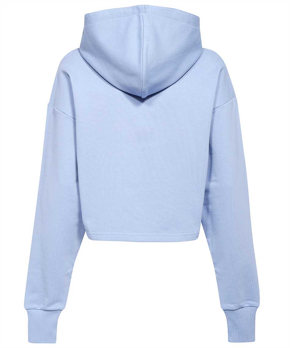 Balmain Cotton hoodie Lichtblauw