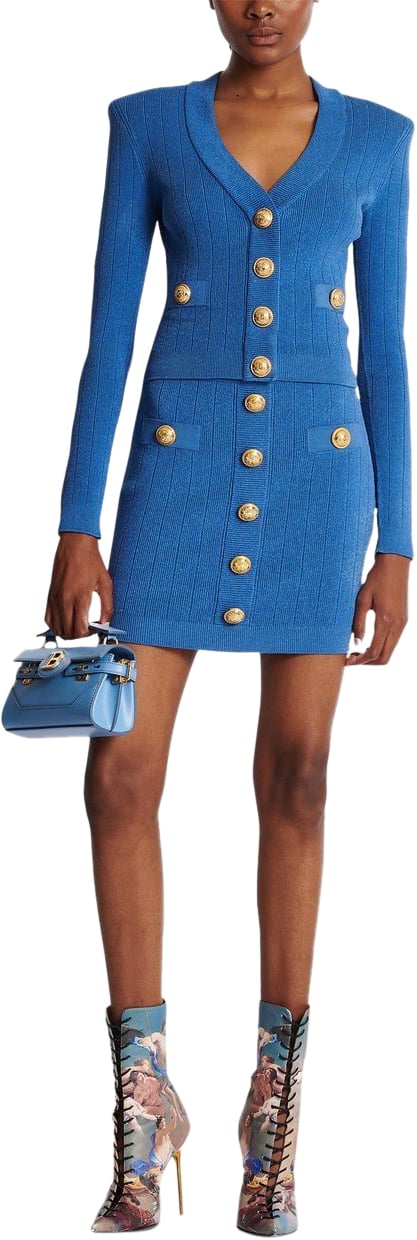 Balmain Skirts Blue Blauw