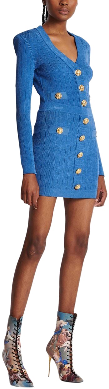 Balmain Skirts Blue Blauw
