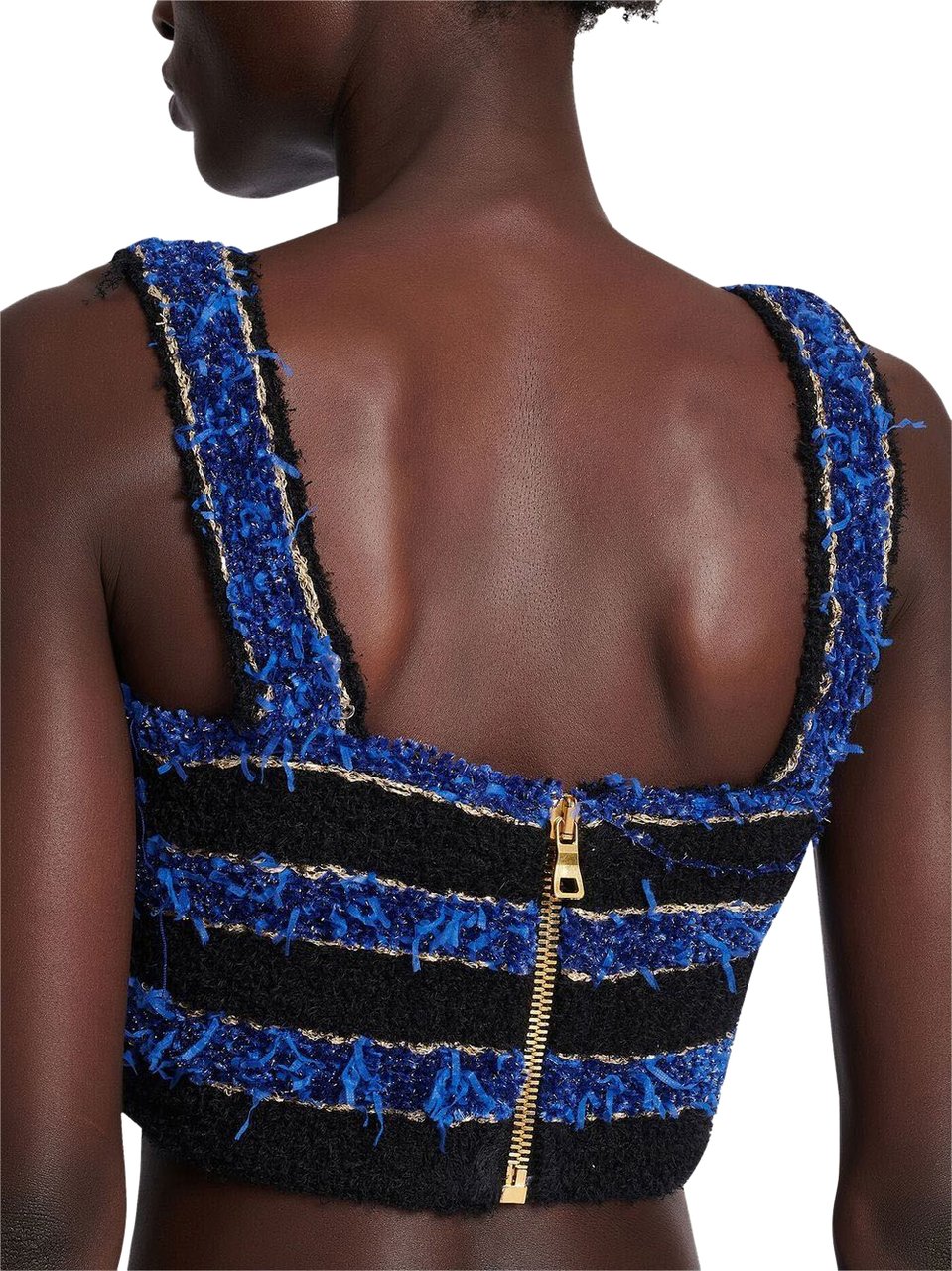 Balmain Top Blue Blauw