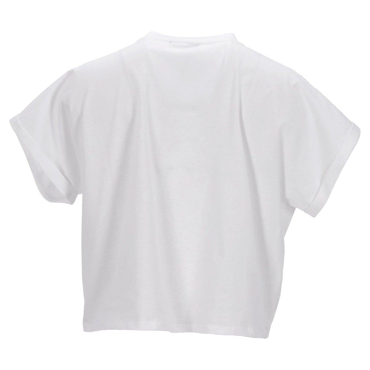 Balmain Relaxed-Fit Cotton Crop Top With Logo Detailing Wit