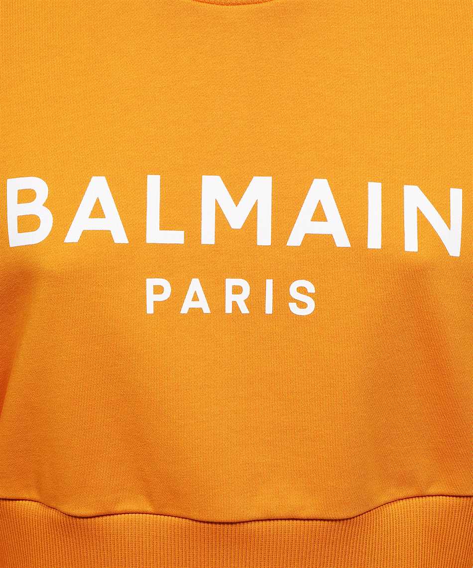 Balmain Cotton sweatshirt Oranje