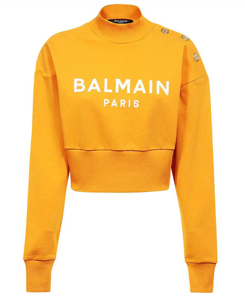 Balmain Cotton sweatshirt Oranje