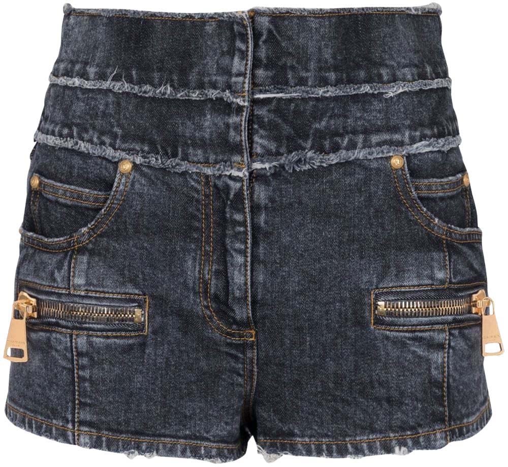 Balmain Shorts Black Zwart