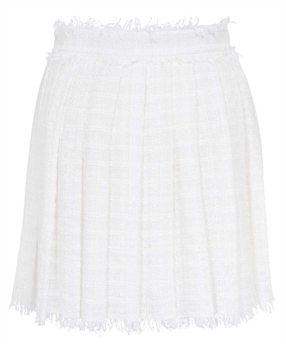 Balmain Knitted mini skirt Wit