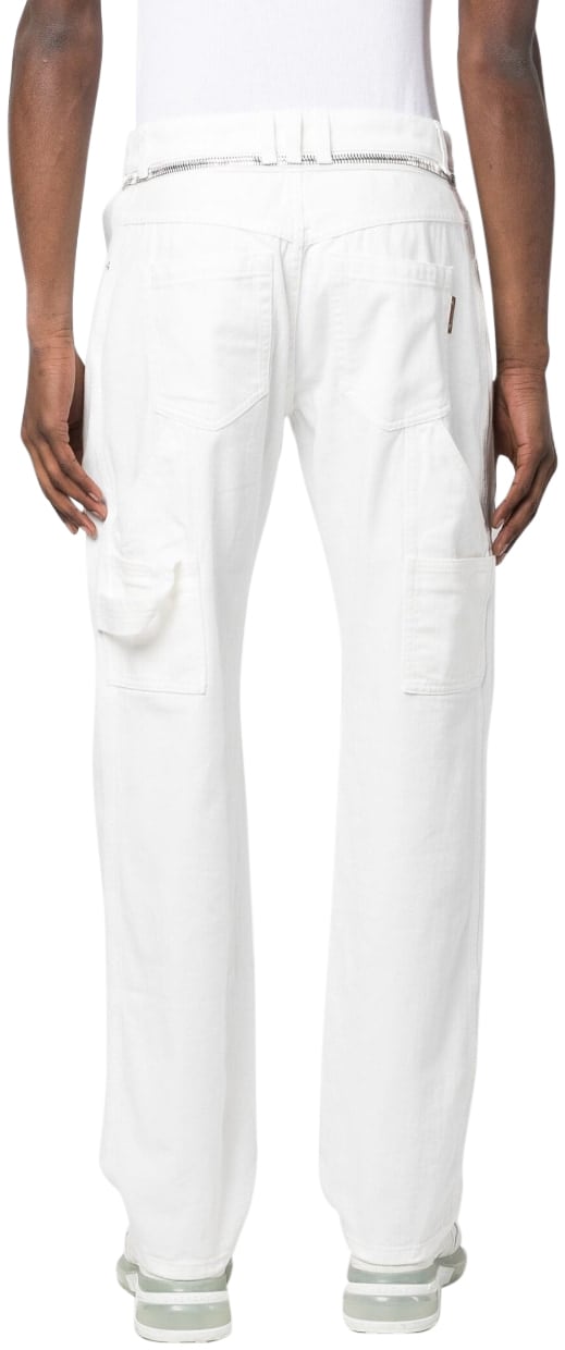 Balmain Jeans White Wit