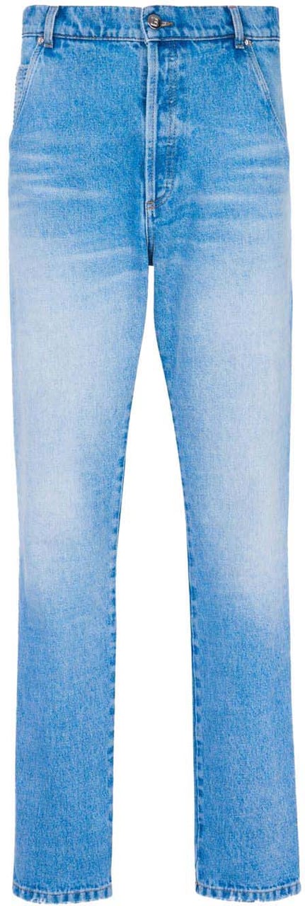 Balmain Trousers Blue Blauw