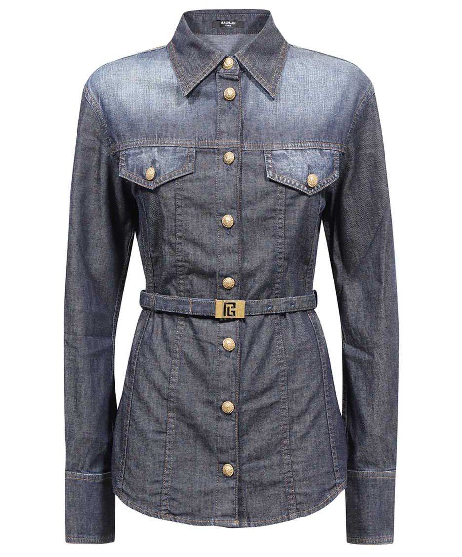 Balmain Denim shirt Blauw