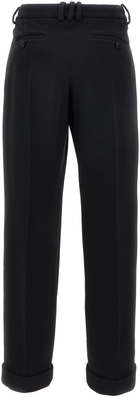 Balmain Balmain Black wool pant Zwart