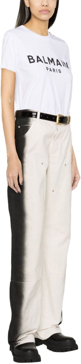 Balmain Balmain T-shirts And Polos White Wit