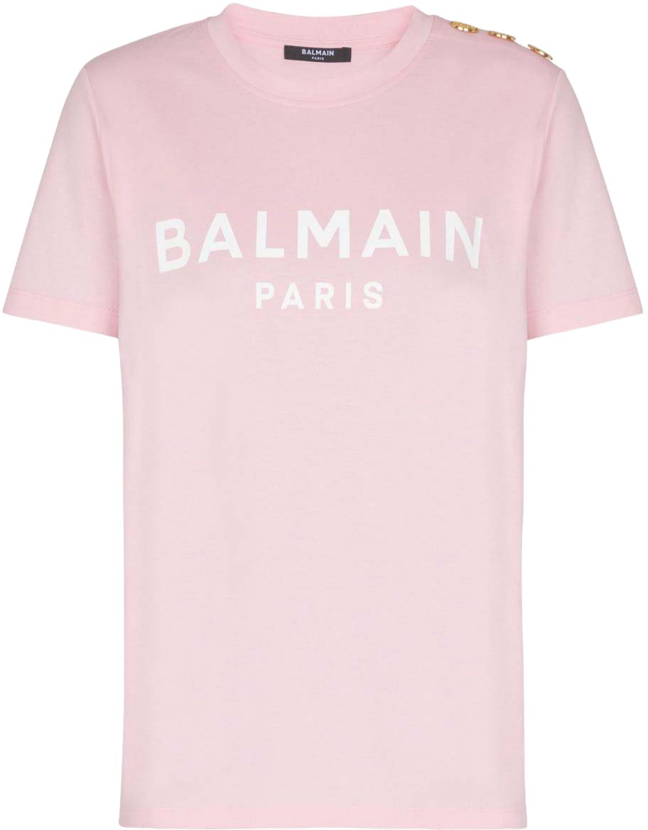 Balmain Top Rose Blanc Wit
