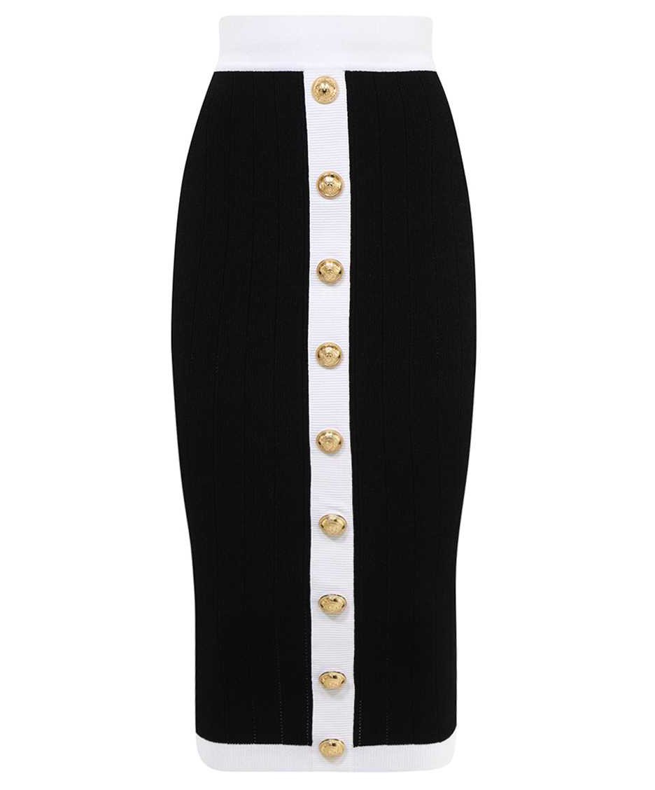 Balmain Knitted skirt Zwart