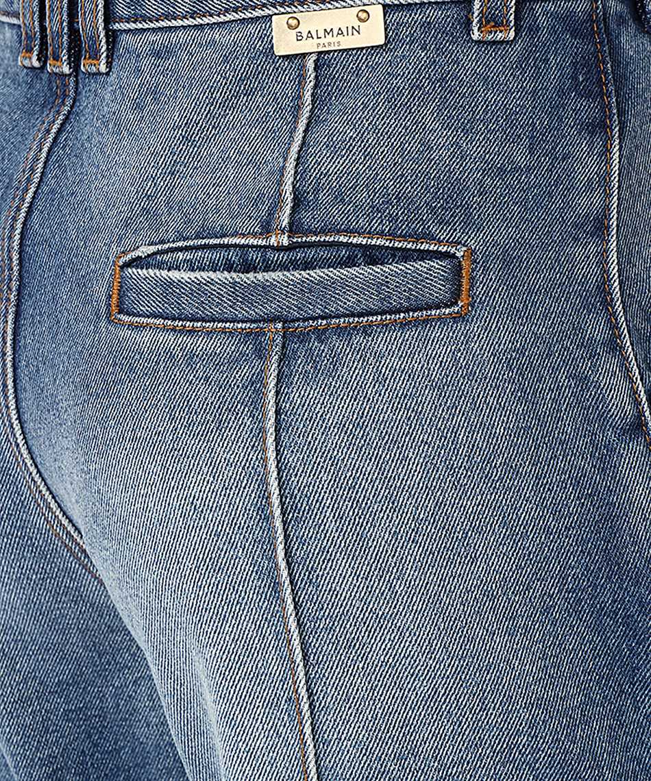 Balmain Denim flared pants Blauw