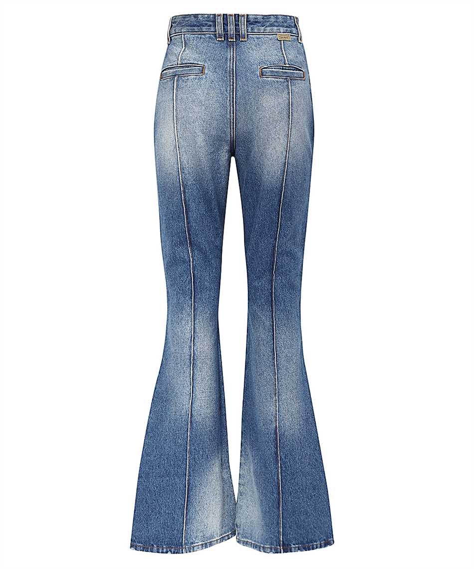Balmain Denim flared pants Blauw