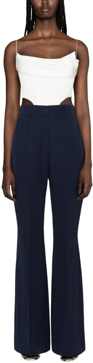 Balmain Trousers Blue Blauw