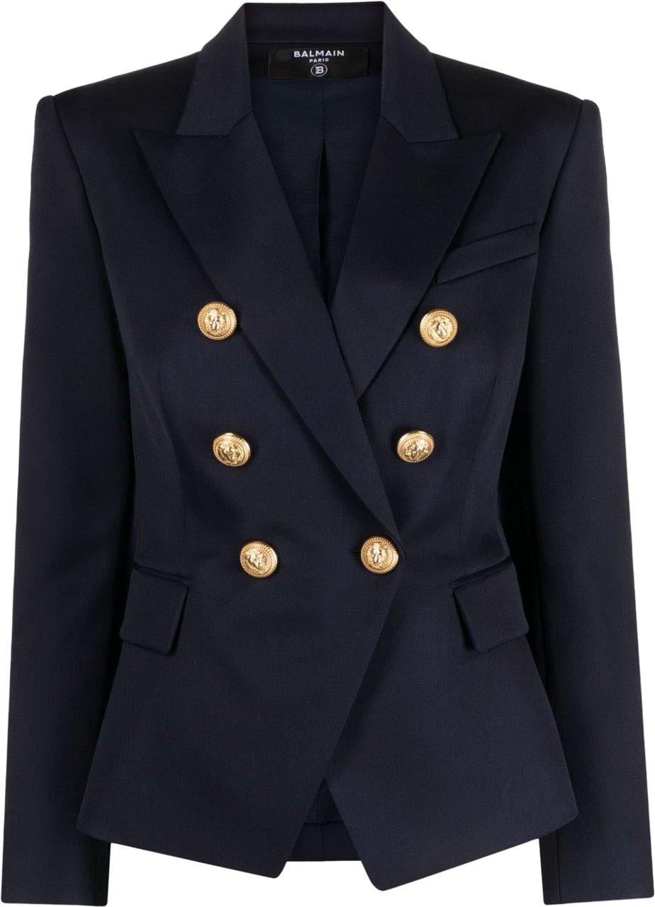 Balmain Jackets Blue Blauw