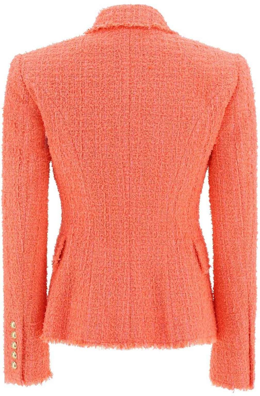 Balmain Balmain Double-Breasted Blazer Oranje