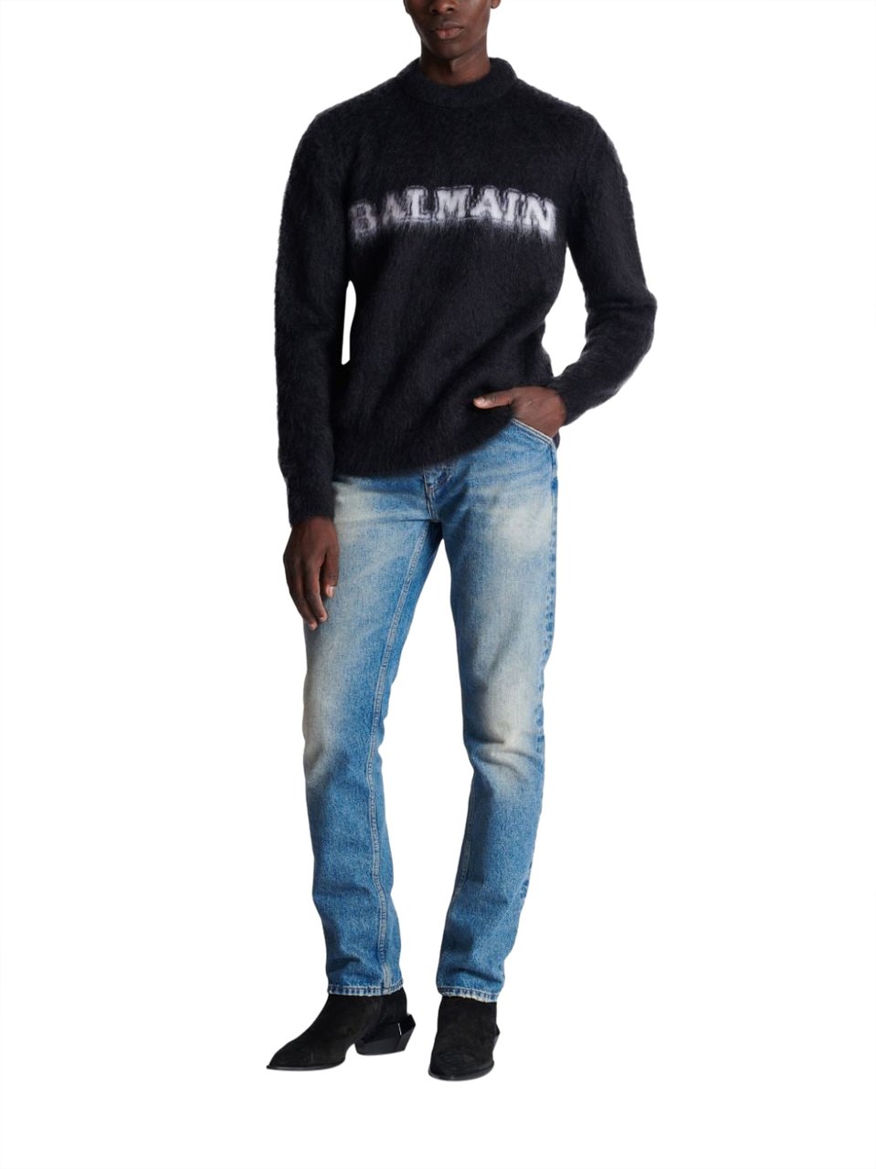 Balmain Sweaters Black Zwart