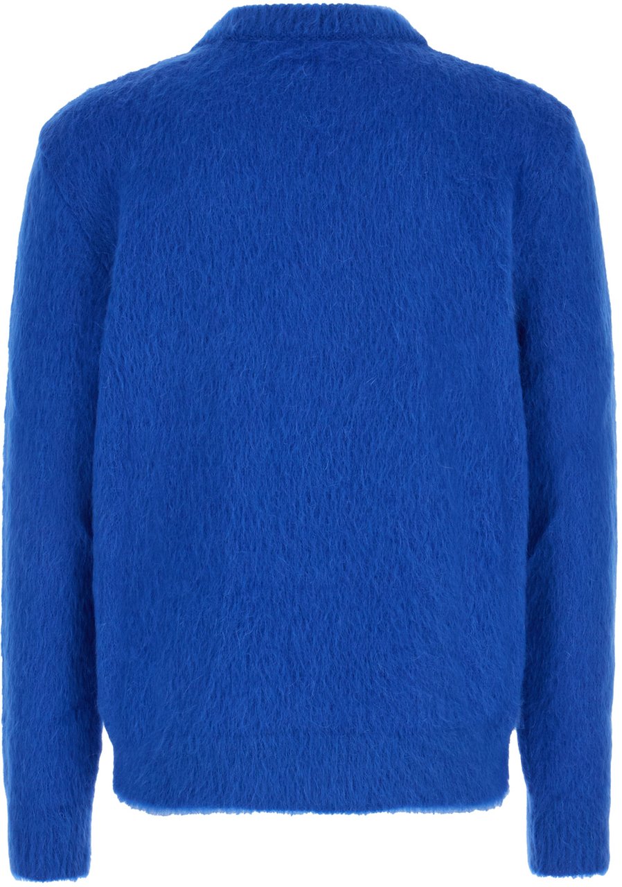 Balmain Balmain Electric blue wool blend sweater Blauw