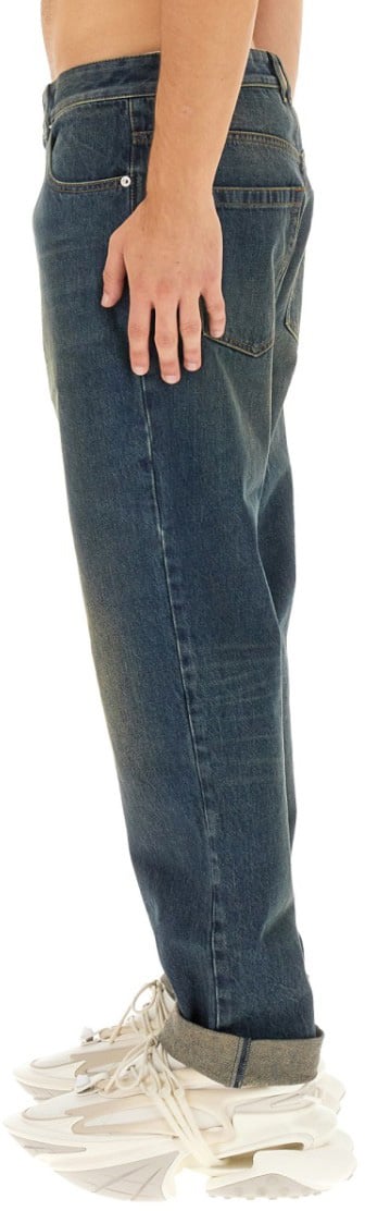 Balmain Classic Straight-Leg Jeans Blauw