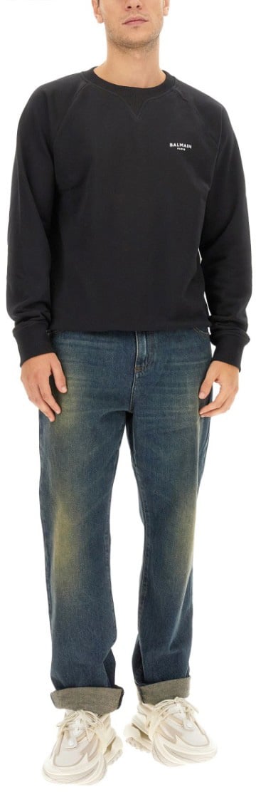 Balmain Classic Straight-Leg Jeans Blauw