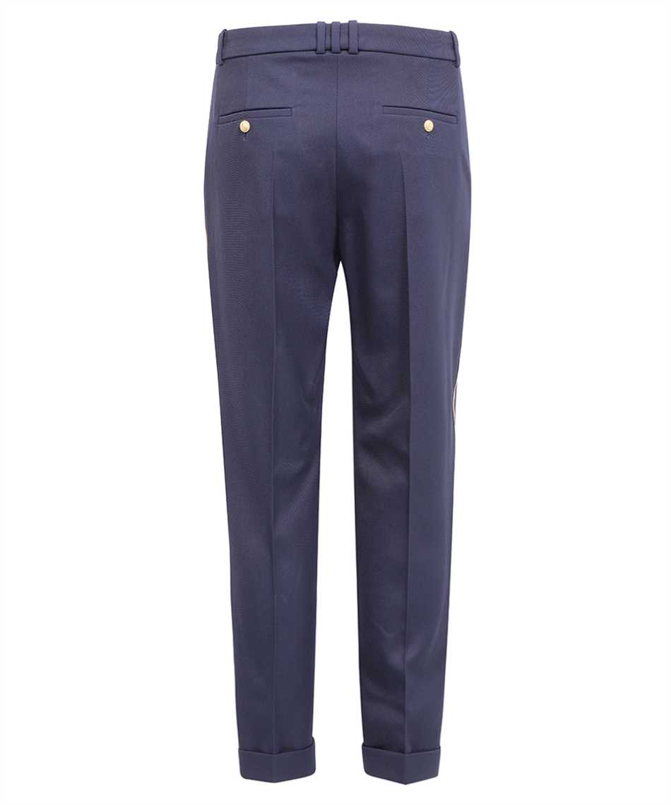 Balmain Virgin wool trousers Blauw