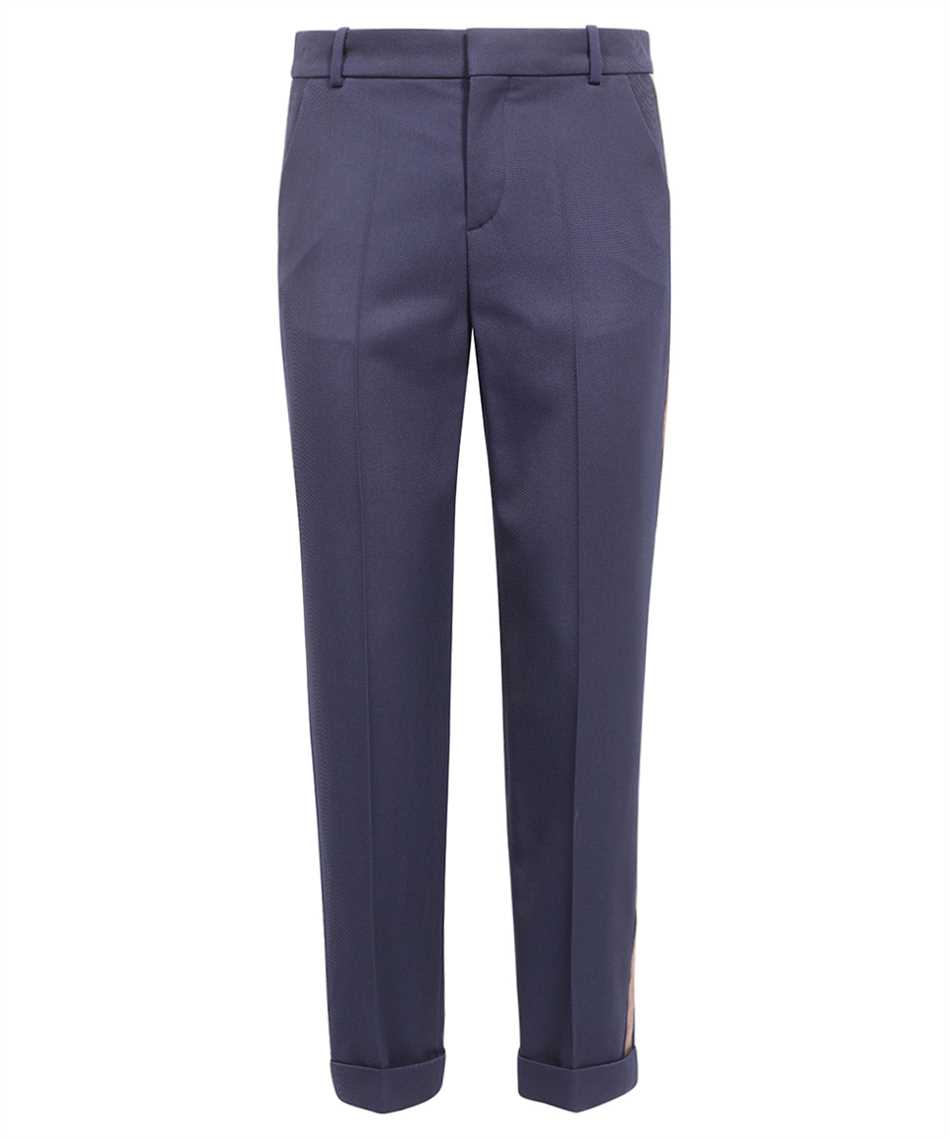Balmain Virgin wool trousers Blauw