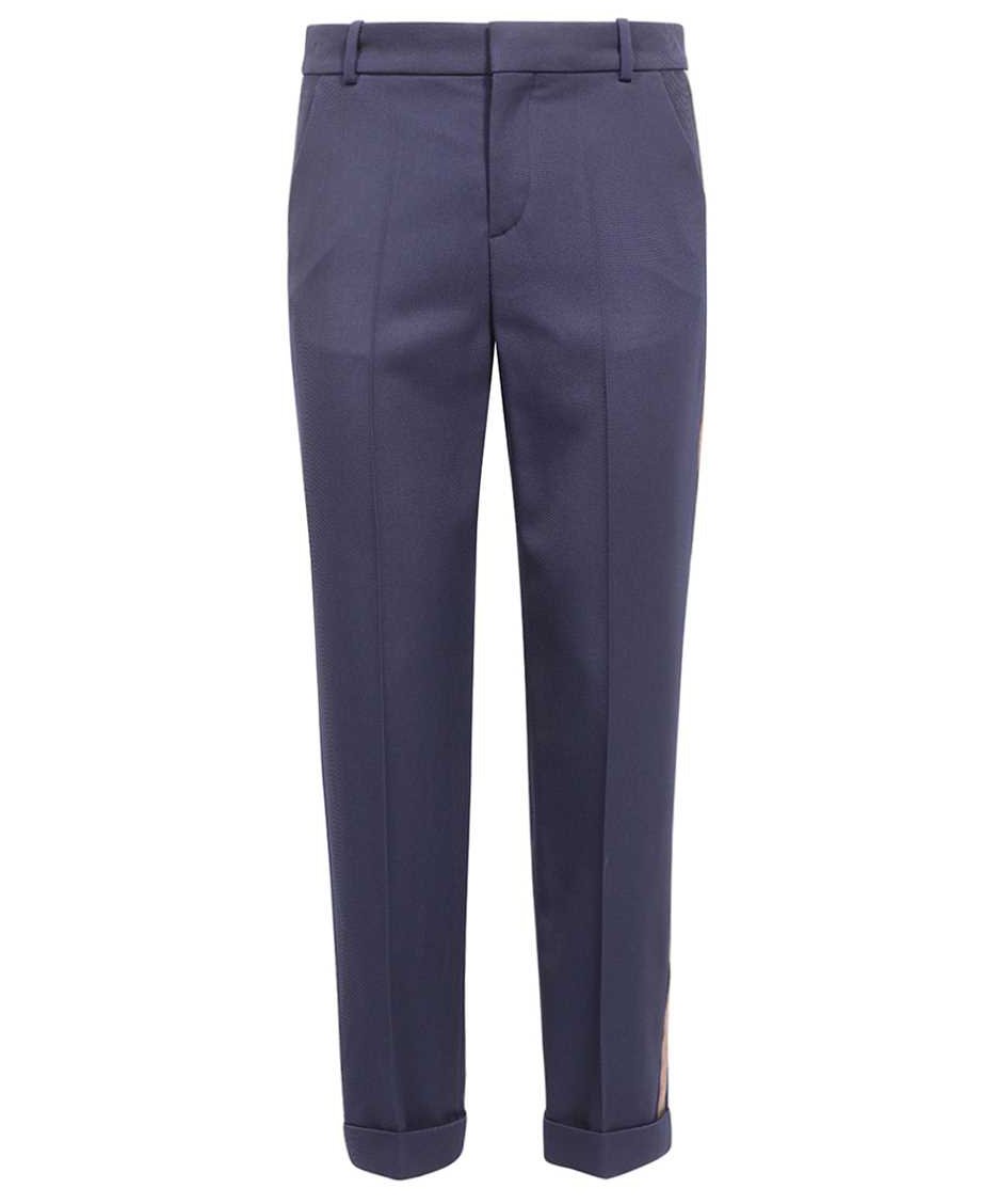 Balmain Virgin wool trousers Blauw