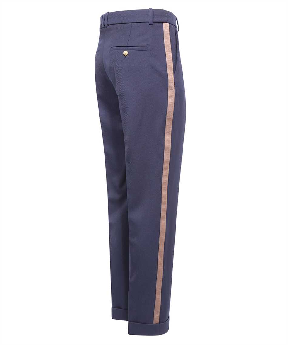 Balmain Virgin wool trousers Blauw