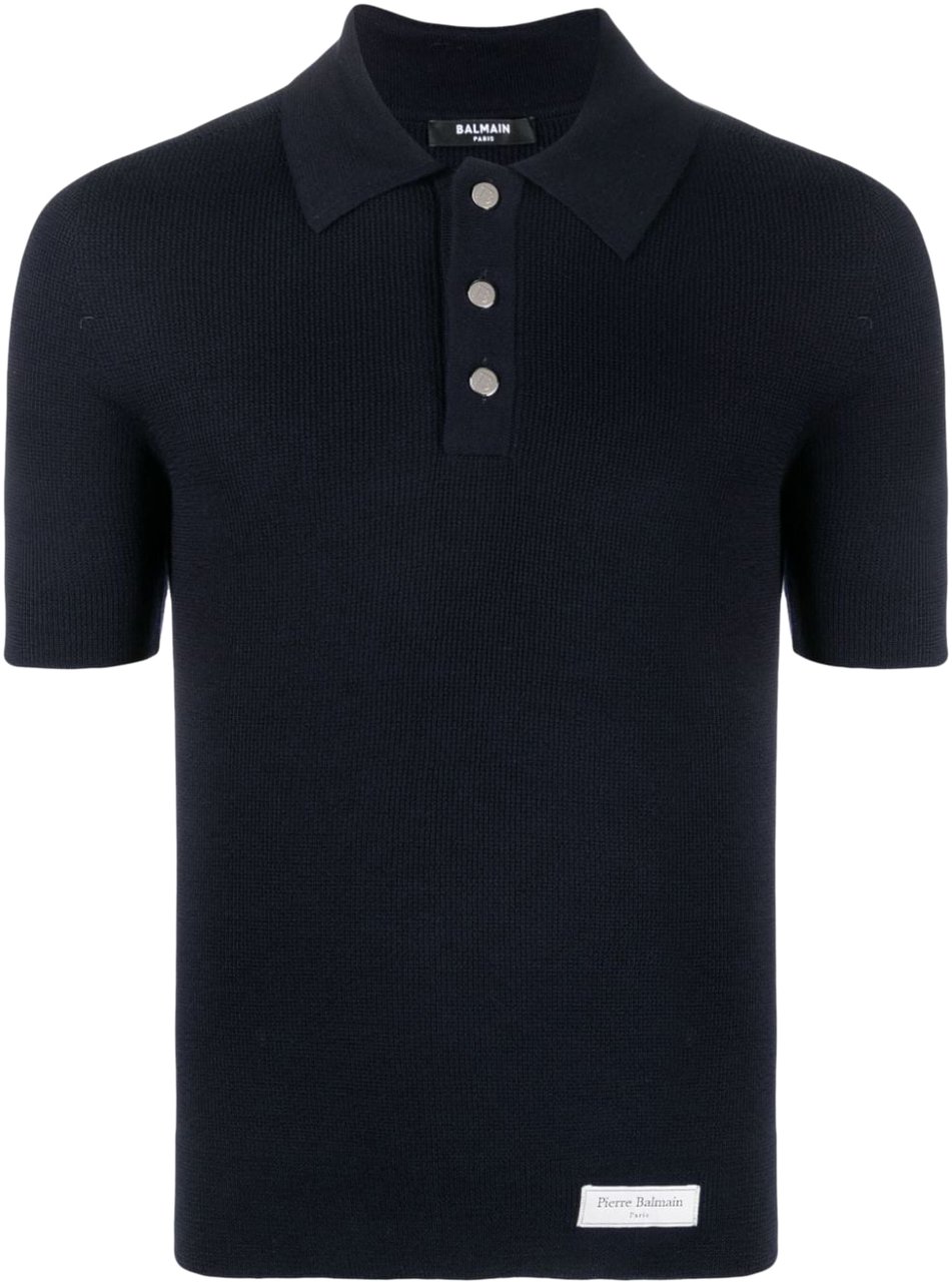 Balmain T-Shirts And Polos Blue Blauw