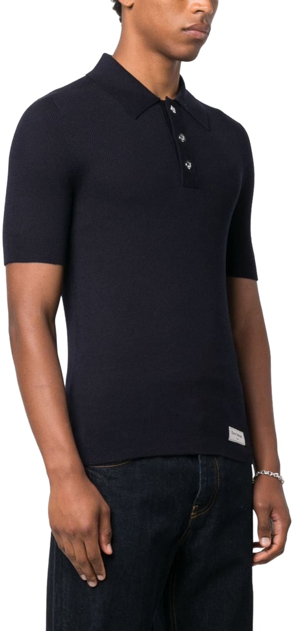 Balmain T-Shirts And Polos Blue Blauw