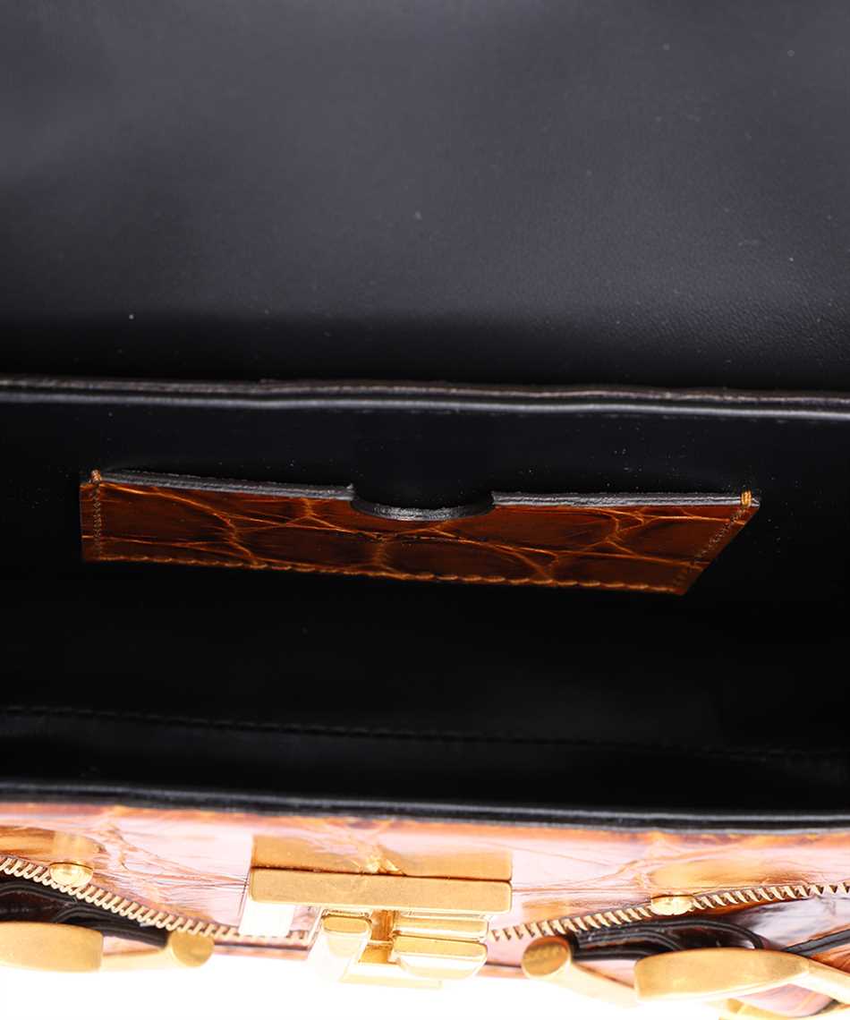 Balmain Leather shoulder bag Bruin