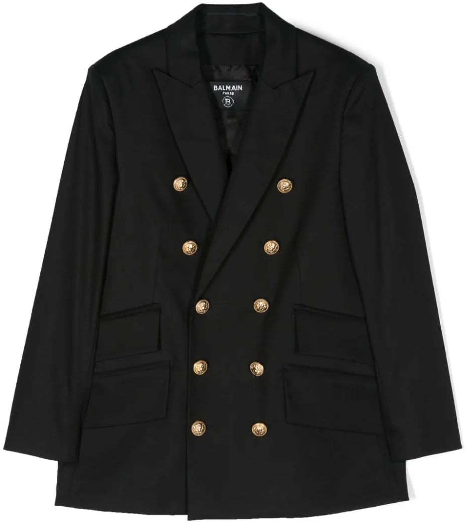 Balmain suit jacket black Zwart