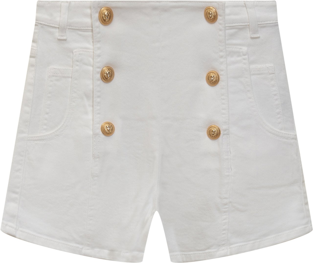 Balmain Shorts con Logo Wit