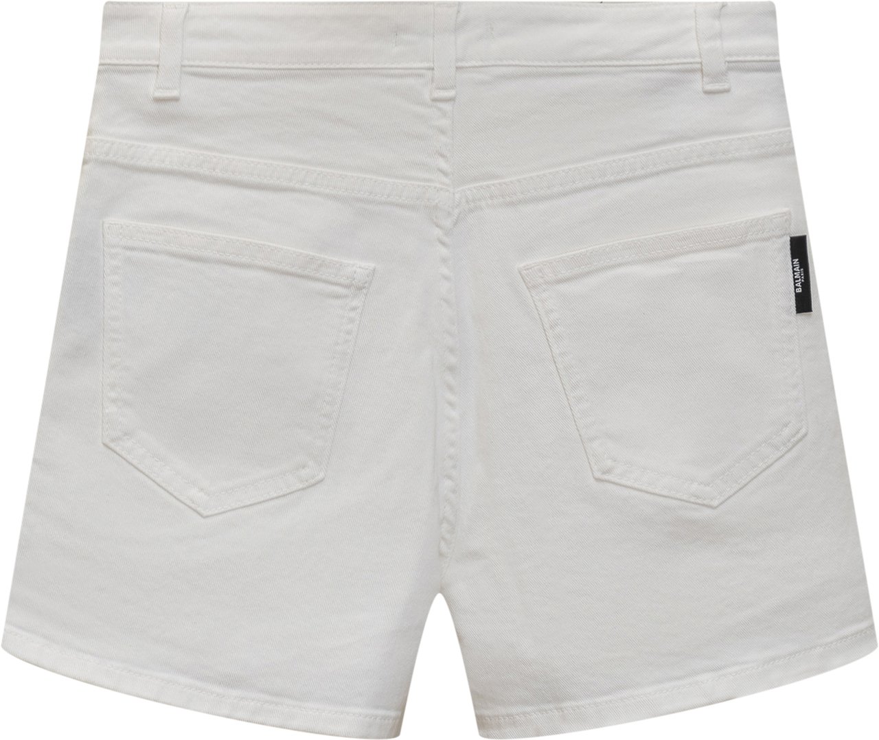 Balmain Shorts con Logo Wit