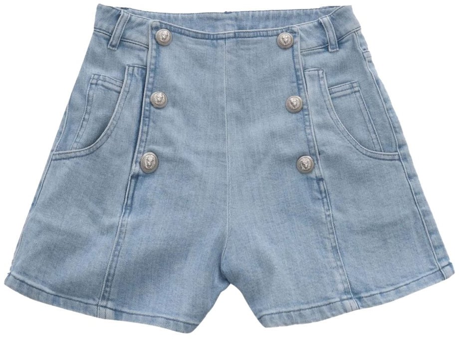 Balmain Balmain Shorts Blue Blauw