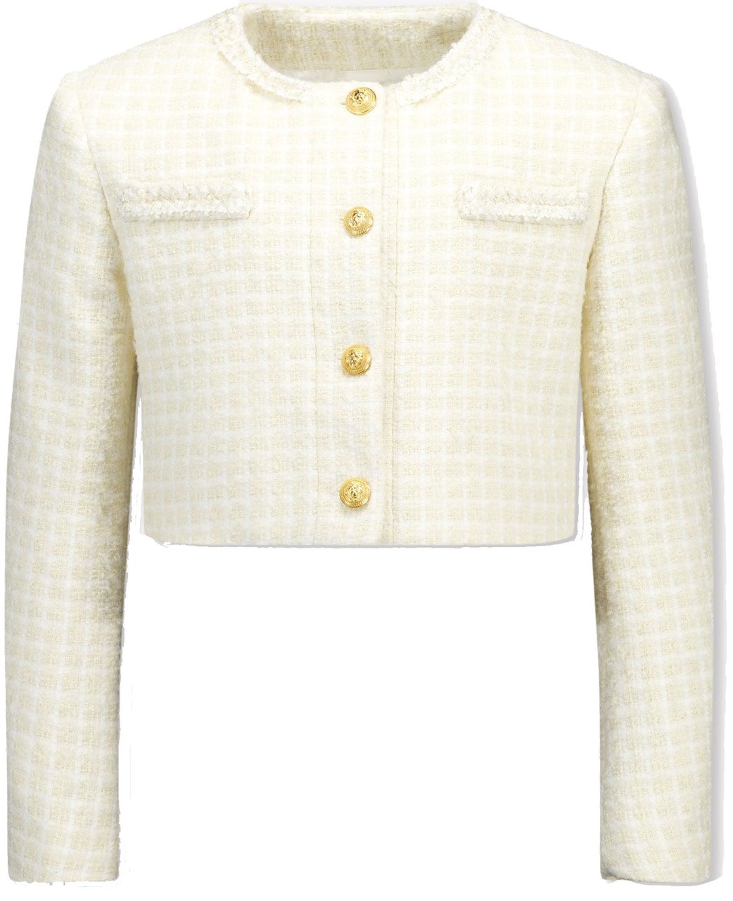 Balmain Balmain Kinder Meisjes Colbert In Off White Wit