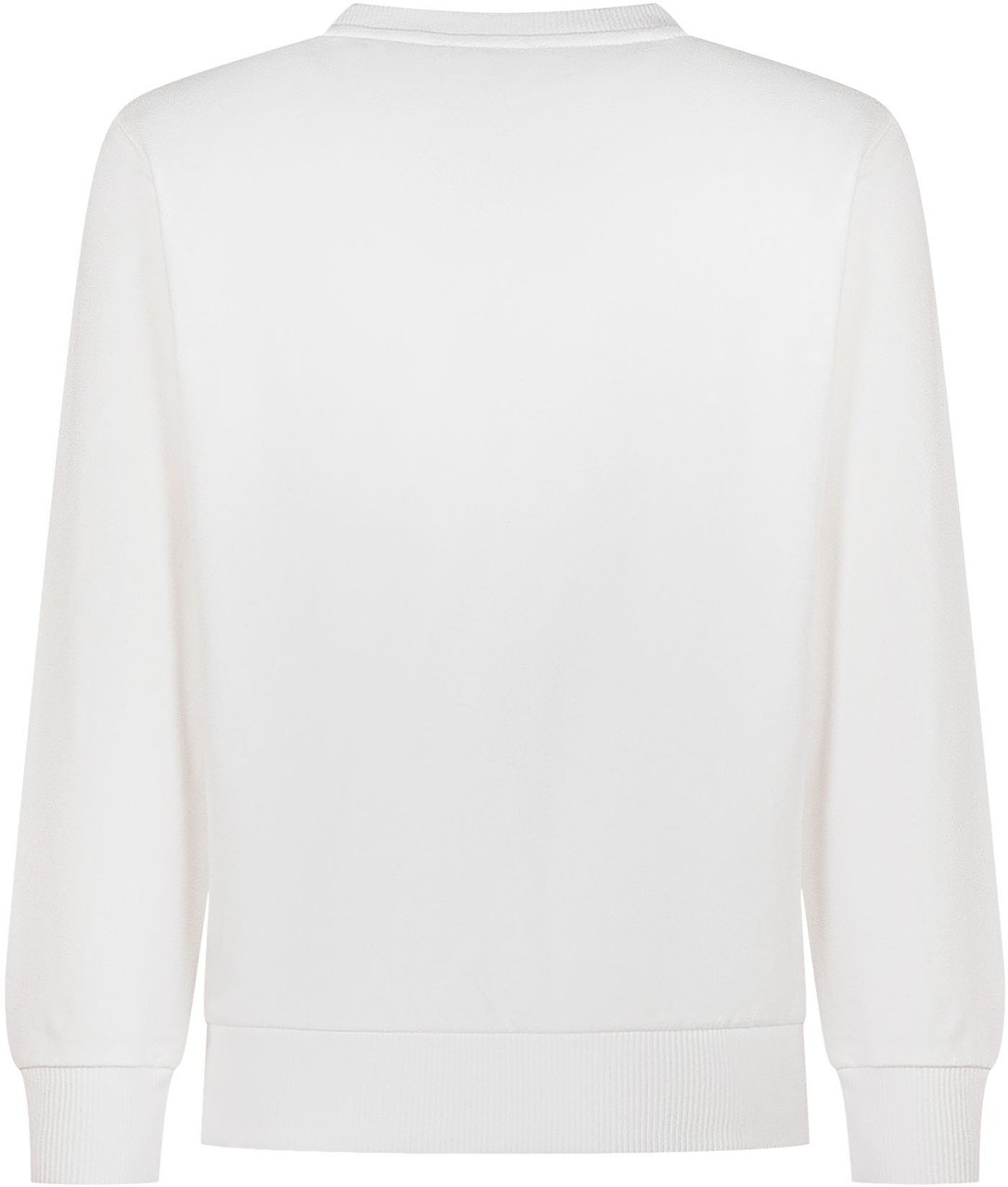 Balmain Felpa con Maxi Scritta Frontale Wit