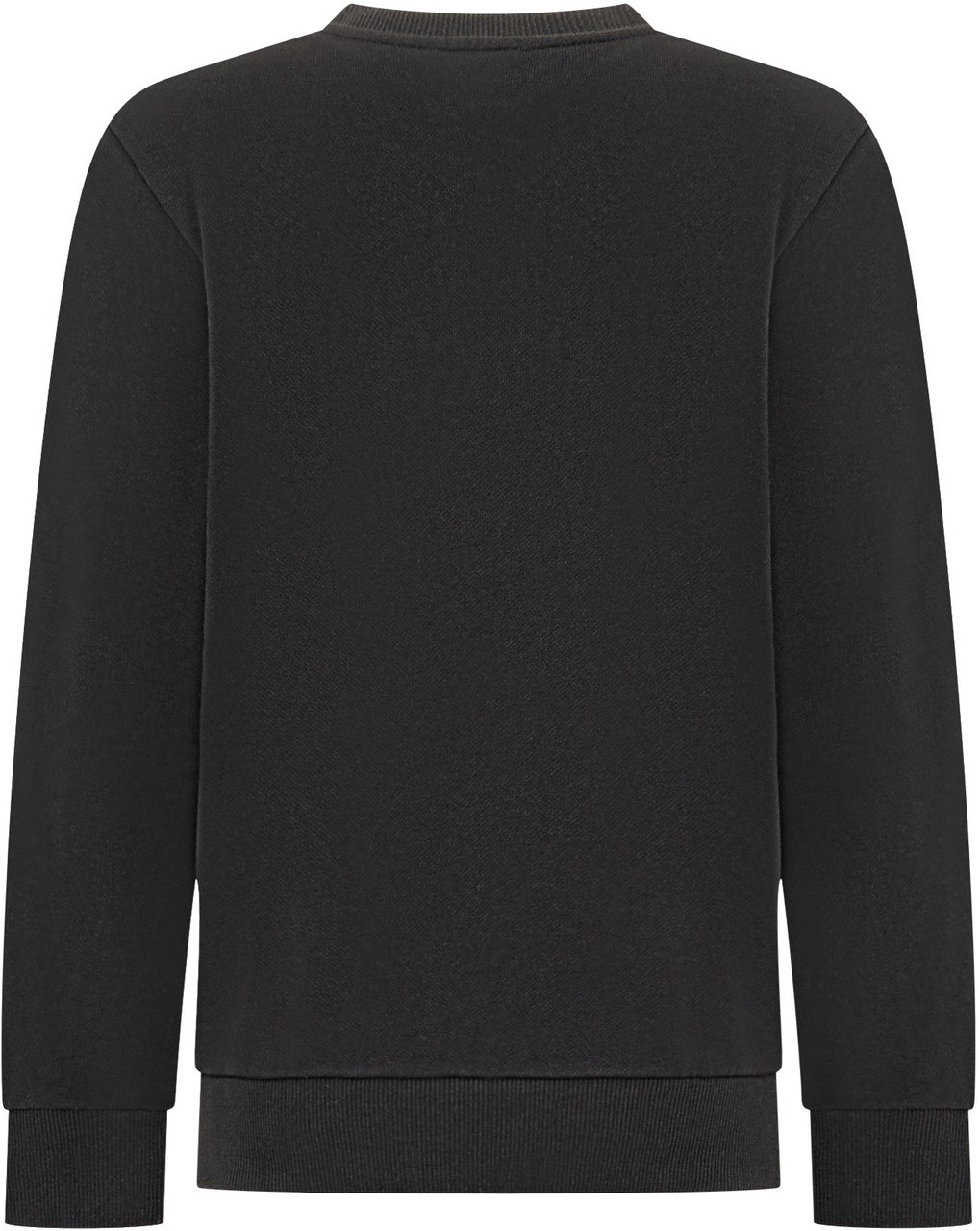 Balmain Felpa Nera Balmain Kids con Logo Ricamato Zwart